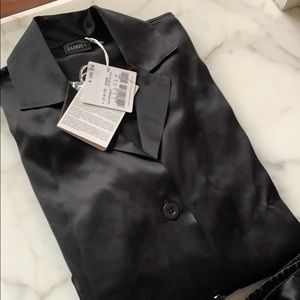 La Perla. 100% silk black pajama set